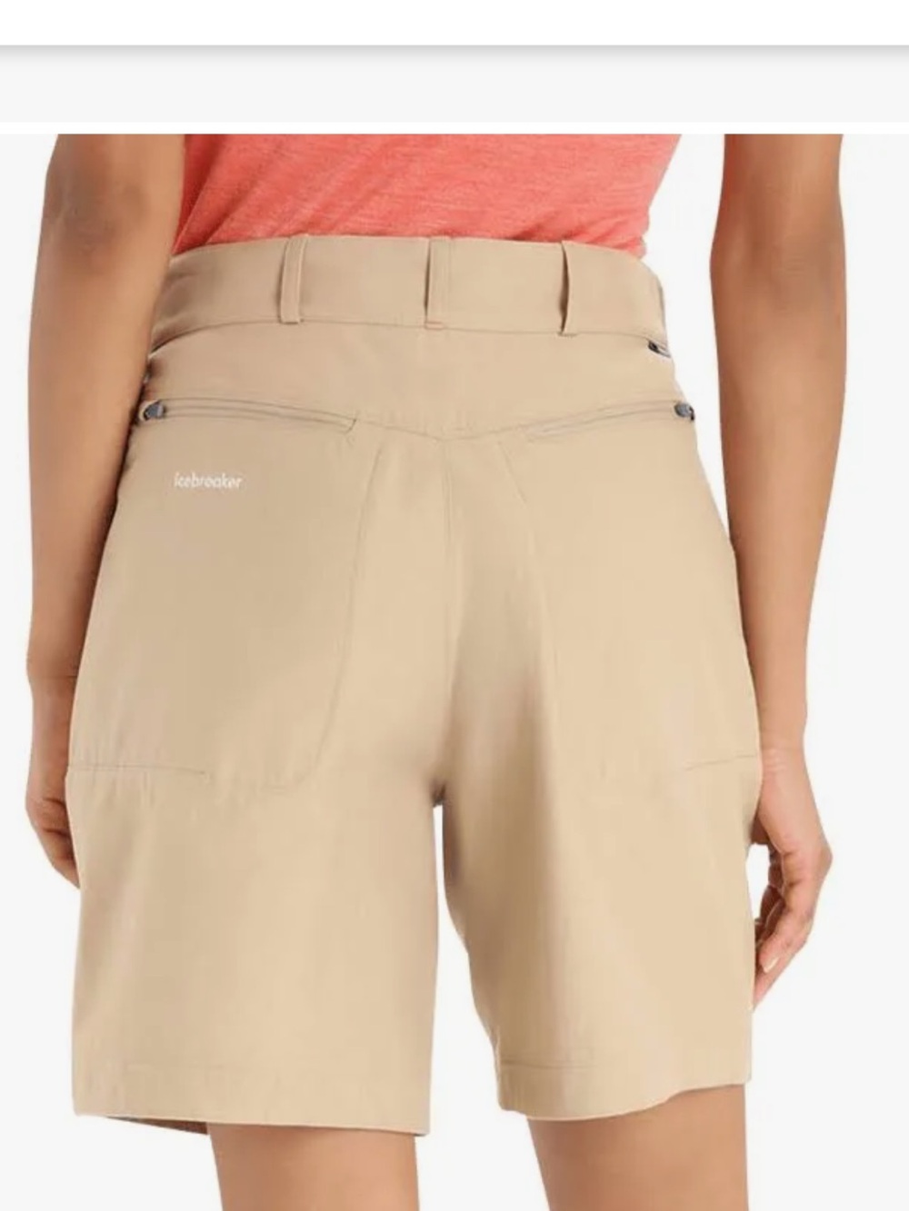 NWT Icebreaker Women's Sz 8-10 Sand hiking Shorts
